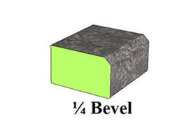Countertop Edge 1/4 Bevel